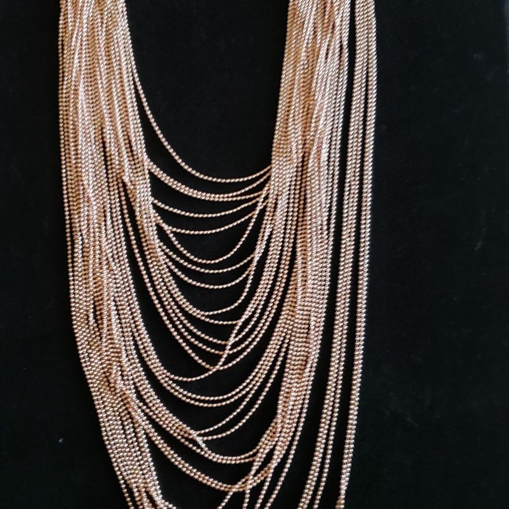 Rose Gold Layered Necklace